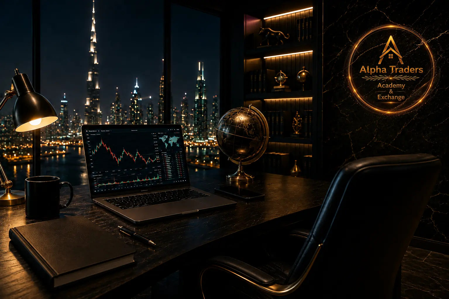 مساحة عمل التداول في Alpha Traders